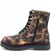 HEAVENLY FEET WOMENS ZIP LACE ANKLE BOOT - BRONZE PEONY